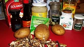 Houbová zelnice, ingredience...