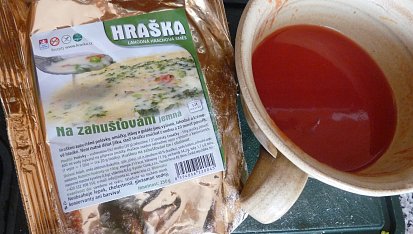 Jarní fazolačka s mrkví a jinou zeleninou, zahustíme