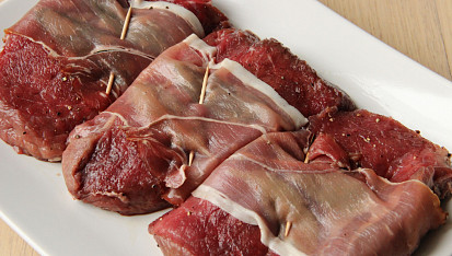 Jelení roštěnky alla saltimbocca