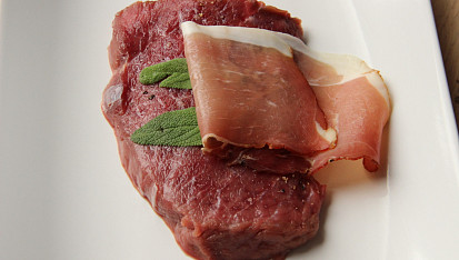 Jelení roštěnky alla saltimbocca