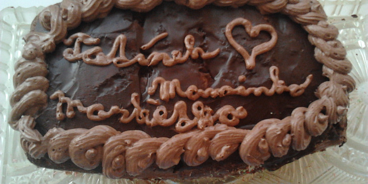Kakaový olejový korpus na dort (Byl výtečný :D)