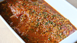 Kapr v pivní máslové marinádě