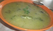 Kedlubnová polévka s brokolicí