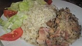 Kuřecí na slanině a šalvěji