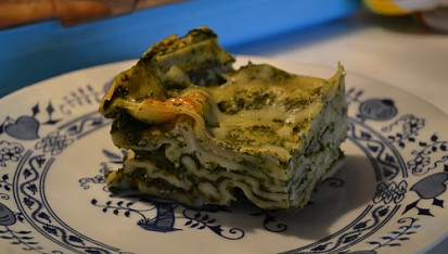 Lasagne se špenátem