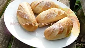 Mléčné francouzské houstičky