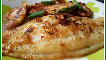 Pangasius v česnekové pastě
