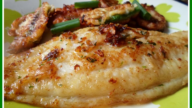Pangasius v česnekové pastě