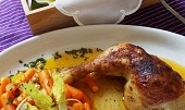 Pečené kuře s mrkvičkou