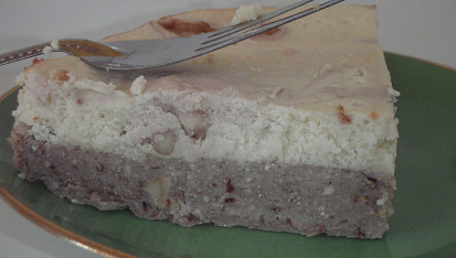 Perníkovo pohankový cheesecake s ořechy