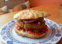 Pohankovo-ovesný hamburger