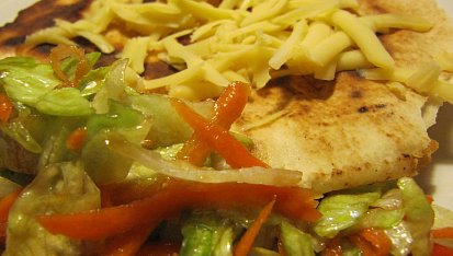 Quesadilla s vejci a jalapeňo