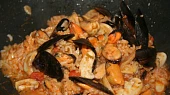 Risoto s mušlemi a houbami