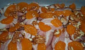 Romadurovo-mandarinkové kuřecí řízky (přidáme trochu ořechů..)