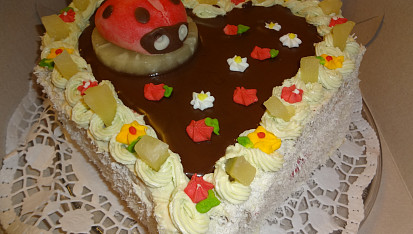 Slané a sladké srdce, Sladký dort