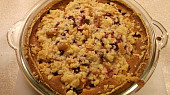 Strawberry Pie - Jahodový koláč s drobením (Takhle dopadl můj poslední výtvor - koláč s jahůdkama)