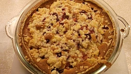 Strawberry Pie - Jahodový koláč s drobením