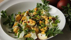 Turecký vajíčkový salát ( Yumurta piyazi)