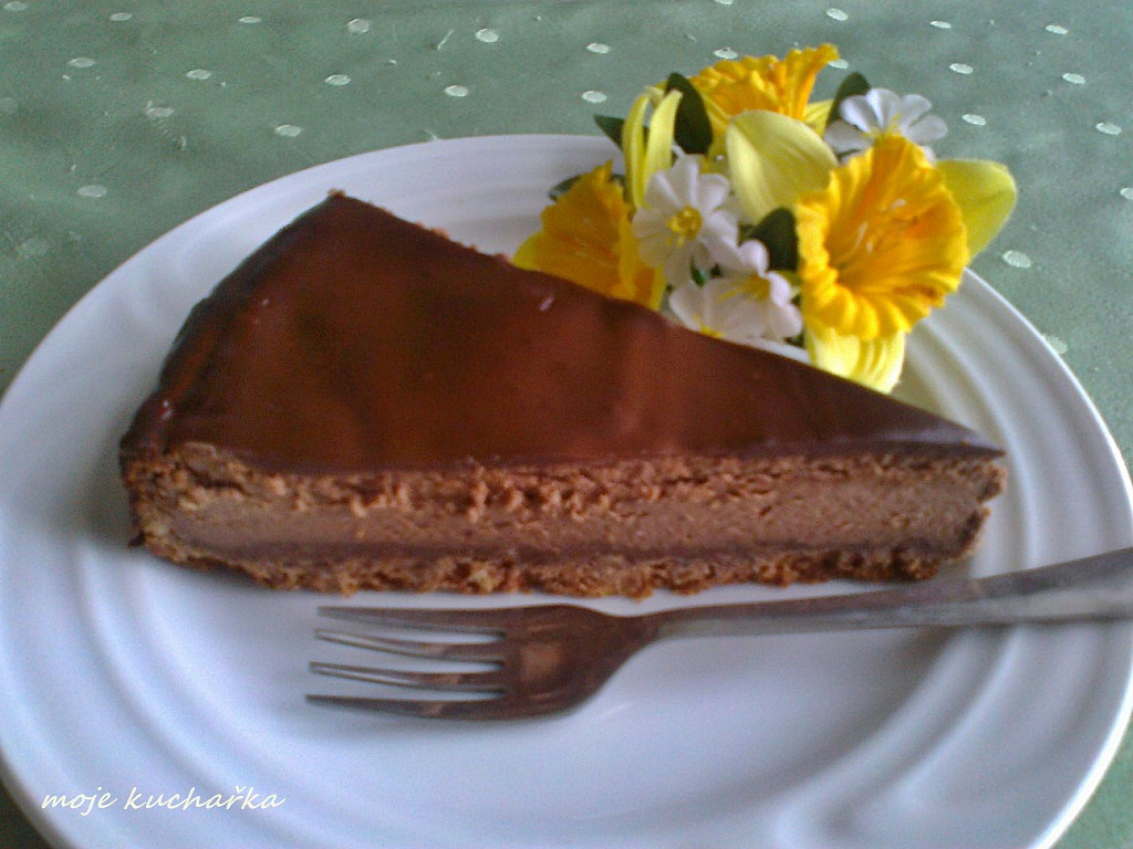 Tvarohový cheesecake s čokoládou