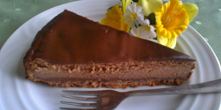 Tvarohový cheesecake s čokoládou