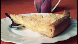 Tvarohový koláč - kynutý bez kynutí