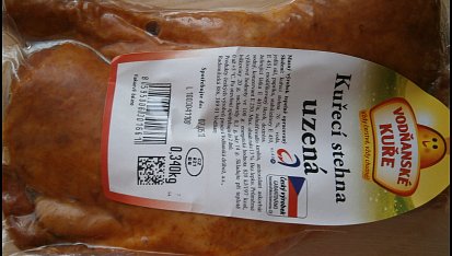 Uzená kuřecí stehna, smažená v sýrovém těstíčku