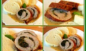 Vepřová roláda s listovým špenátem a lehkou vůní koňaku