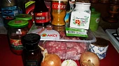 Vepřový ořez  na kari, worcesteru,  tymiánu a kapii, ingredience...