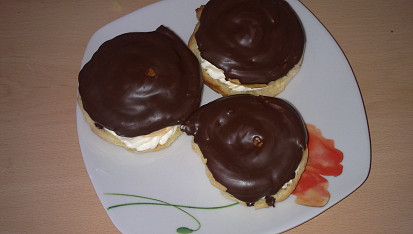 Větrníky s čokoládou