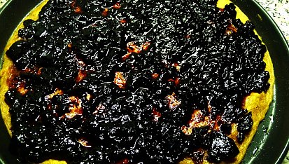 Batátová palačinka v mikrovlnce  - CRISP (lze normálně na pánvi), upečeno na crispu