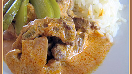 Beef Stroganov podle Vodoucha