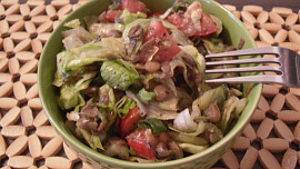 Čočkový salát se zeleninou - studený i teplý