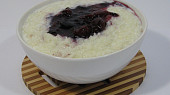 Čokoládová mléčná rýže z hrnce na rýži, Rýže se zavařeninou