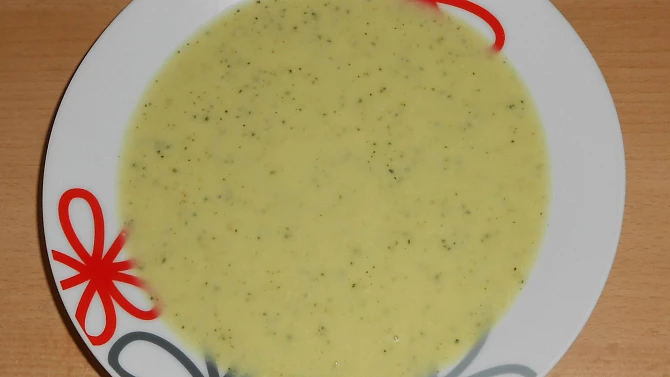 Cuketová krémová polévka