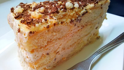 Dulce de leche dortík s javorovým sirupem