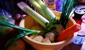 Dvou-celerová polévečka, ingredience...