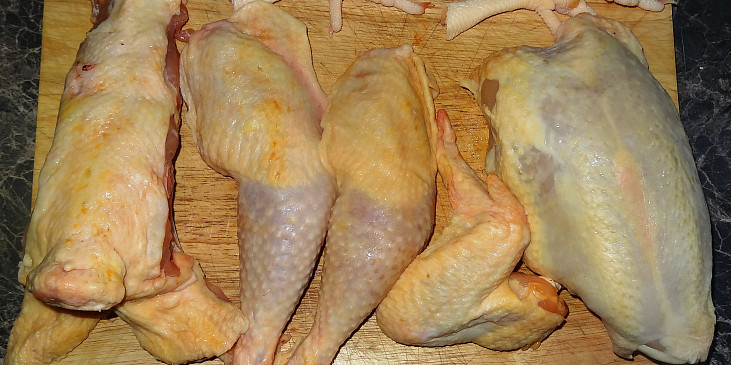 rozložené farmářské kuře z HU