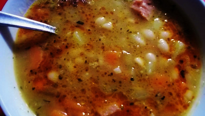 „Fazolová blča z Oltecu“ aneb fazolová polévka ze Starého Brna, Fazolová polévka