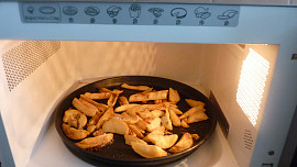 Hranolky v mikrovlnce na crispu