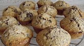Hruškové muffiny s čokoládou