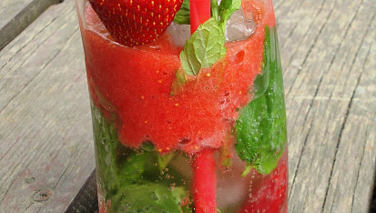Jahodové mojito