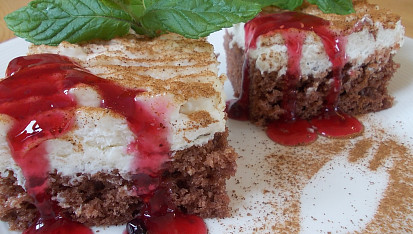 Kakaový krémový řez s mascarpone