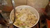 Kapustove ragu s bramborovymi plackami, duseni