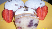 Kefírové jahodové muffiny