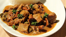 Krůtí kostky s liškami a kapary