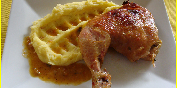 Kuře marinované a pak pečené