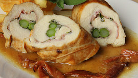 Kuřecí s chřestem na cidru