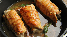 Kuřecí s chřestem na cidru