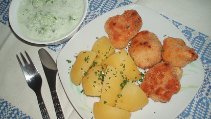 Květák smažený v troubě