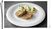 Květákové placičky s uzeným tofu